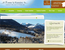 Tablet Screenshot of ferme-la-ramiere.com